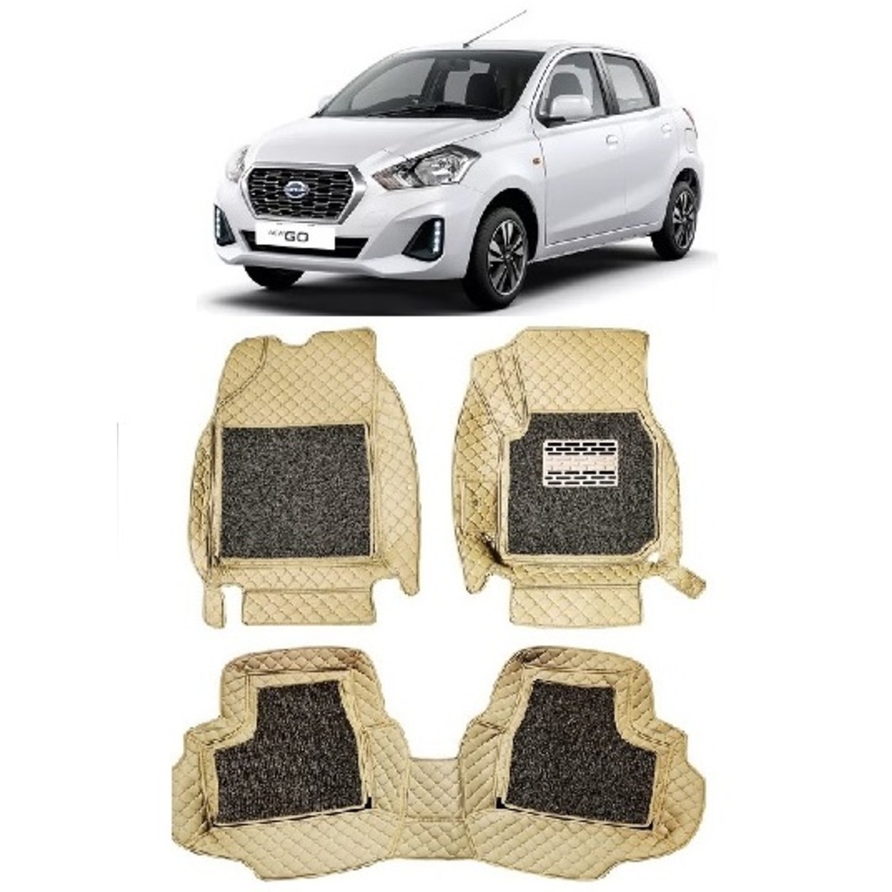 Floor Mats for Datsun Go - beige
